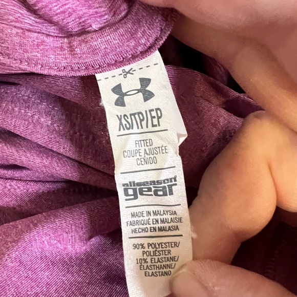 Under Armour Iso-Chill Pullover Hoodie Lilac Size XS - Picture 8 of 10